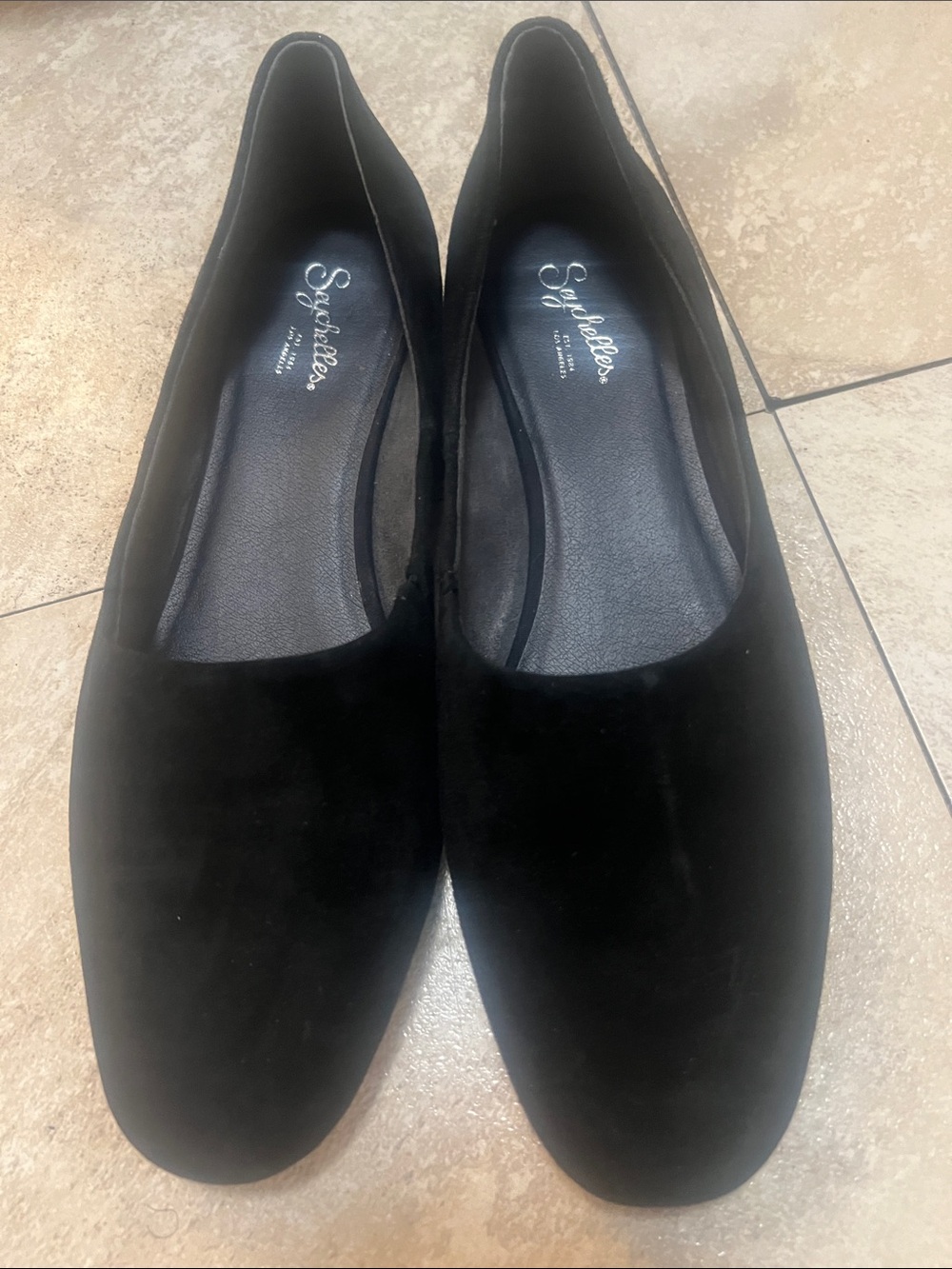 Seychelles Black Suede
Slip-On Rounded Toe Ballet Flats Sz 10